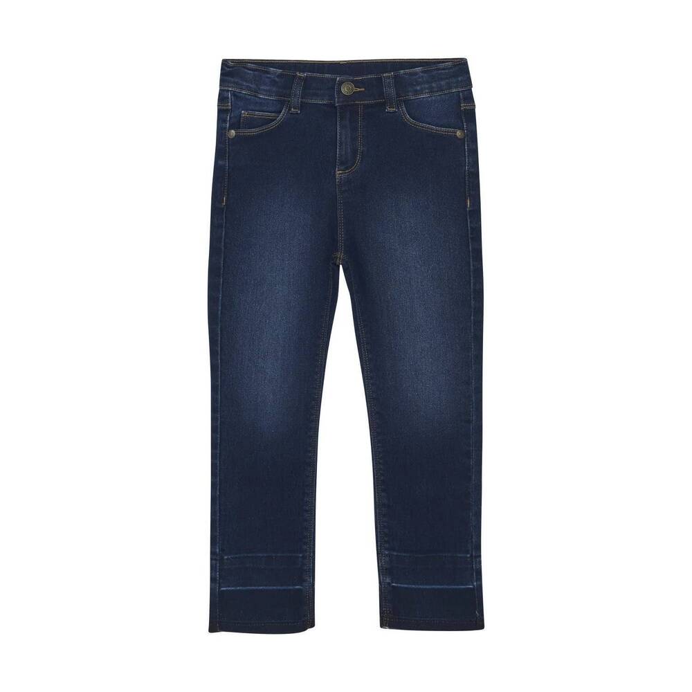 NEW MINYMO girl's heart pocket jean in dark wash